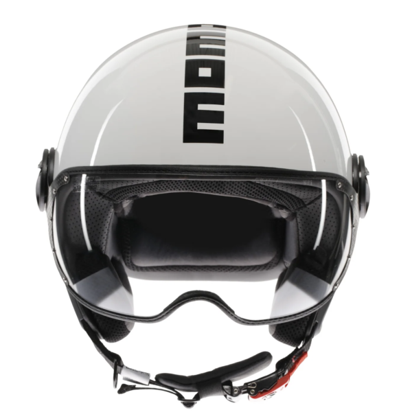 CASCO JET MOMO DESIGN FGTR CLASSIC E2206 - BIANCO/NERO - immagine 2