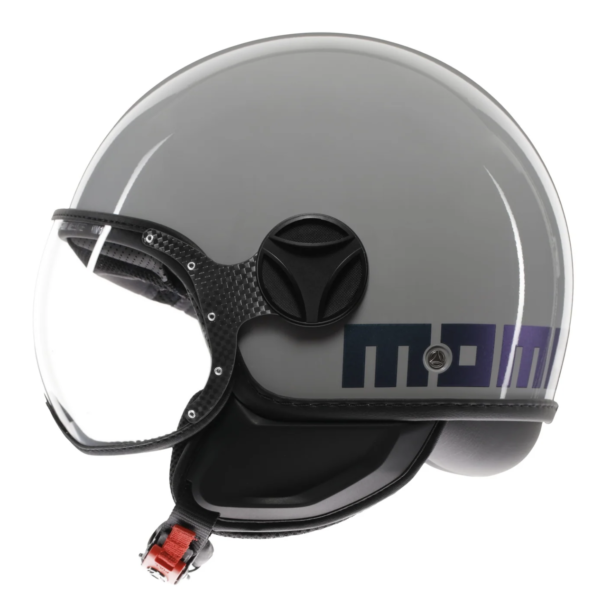 CASCO JET MOMO DESIGN FGTR CLASSIC E2206 - FLIP BLU/FUCSIA - immagine 3