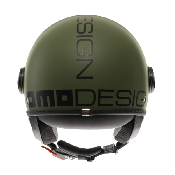 CASCO JET MOMO DESIGN FGTR CLASSIC E2206 - MATT VERDE MILITARE/NERO - immagine 5