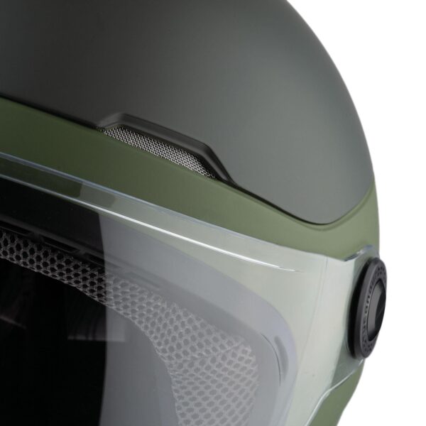 CASCO TUCANO DEMI-JET | EL POP 06 - VERDE MILITARE - immagine 4