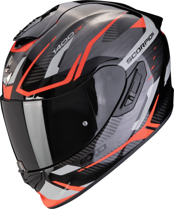 CASCO SCORPION EXO 1400 EVO 2 AIR ACCORD GRIGIO ROSSO