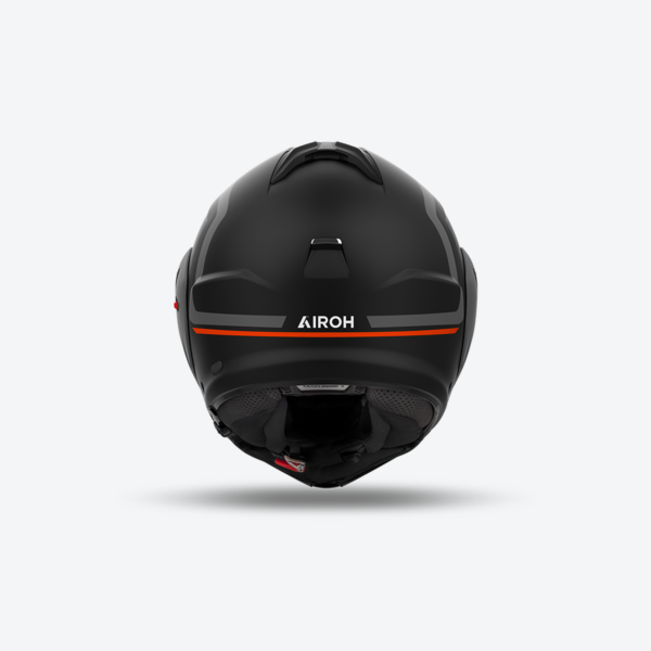 CASCO MODULARE AIROH MATHISSE II GENIUS GREY MATT - ORANGE - immagine 3