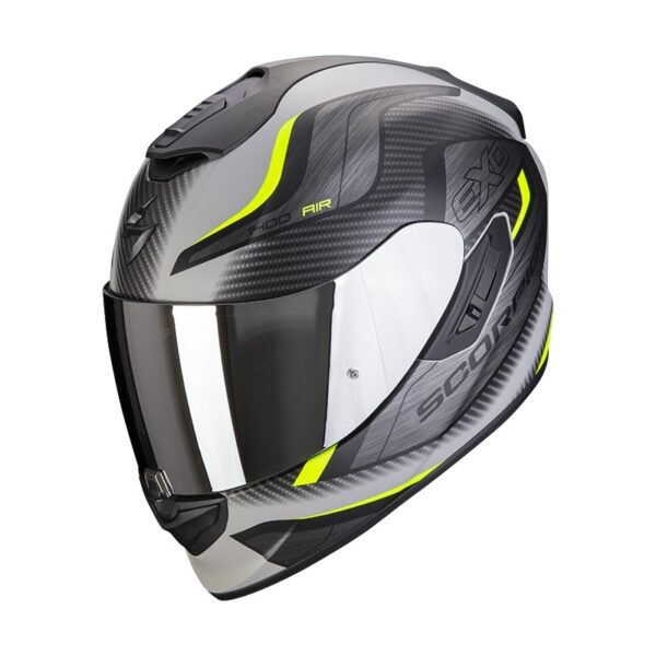 CASCO SCORPION EXO 1400 EVO 2 AIR ATTUNE NERO GIALLO